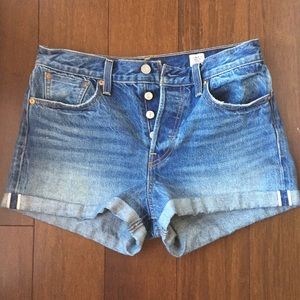 Levi’s denim cuffed shorts